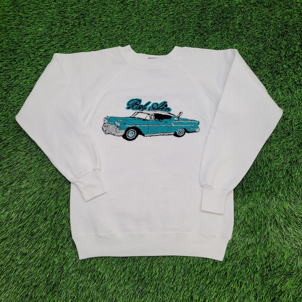 Vintage 90s Bel-Air Sweatshirt Womens Small 18x22 White USA